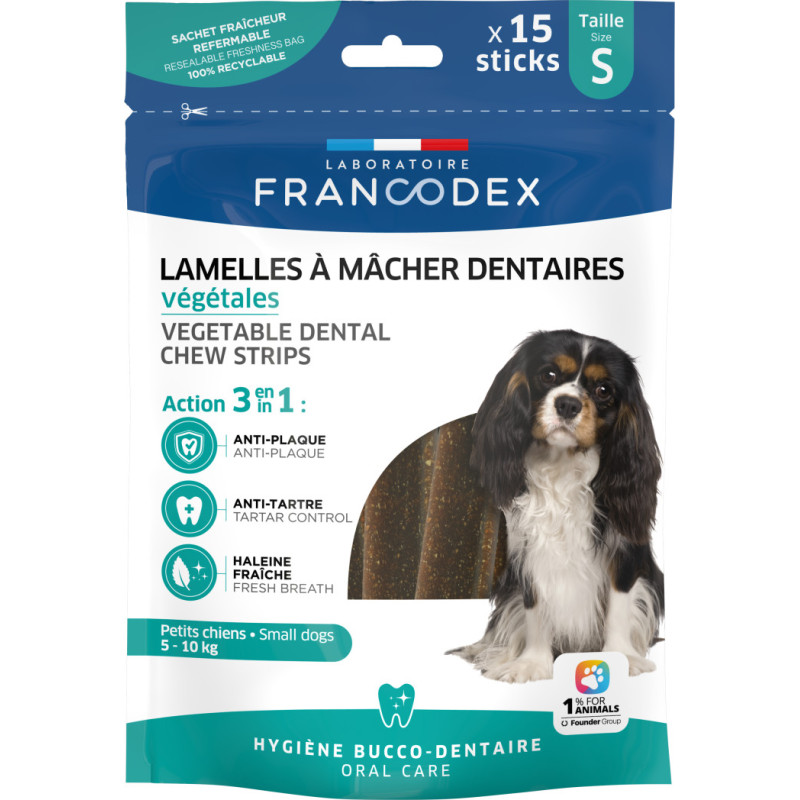 LAMELLES A MACHER DENTAIRES POUR CHIOT/PETIT CHIEN