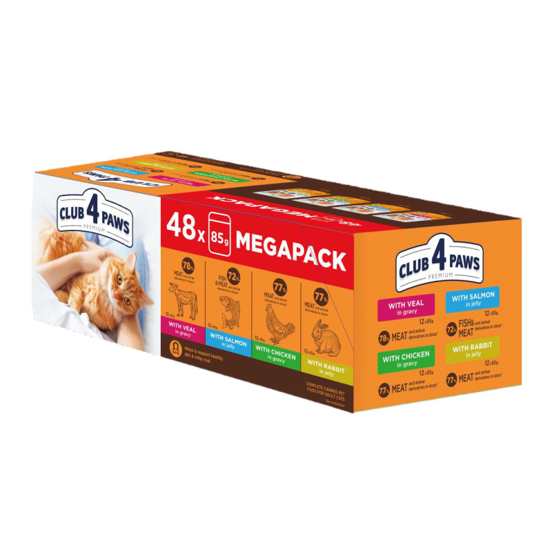 Club 4 Paws Megapack 48x85g