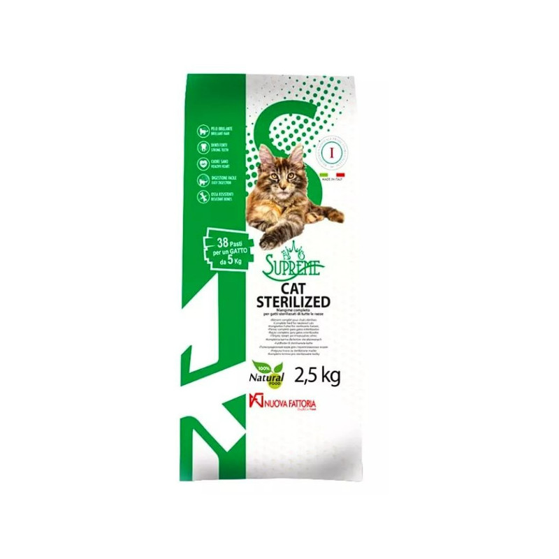 SUPREME CHAT STERILISE 2,5KG
