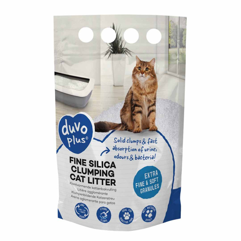 Litière silice agglomérante 0,5-2mm 5L