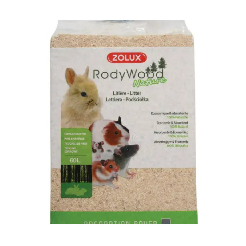 LITIERE RODYWOOD NATURE 60L