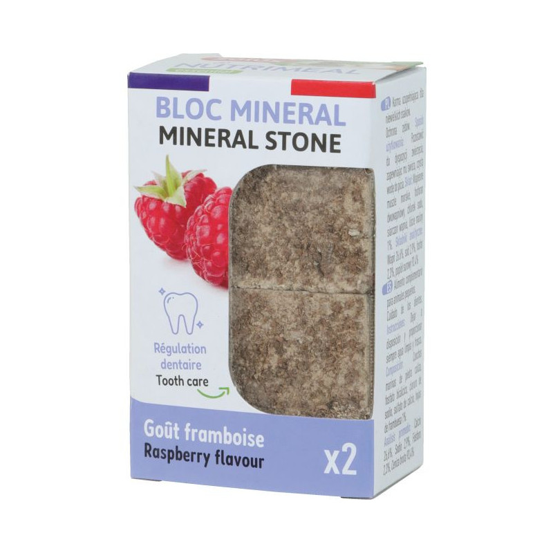 BLOC MINERAL FRAMBOISE X2 200G