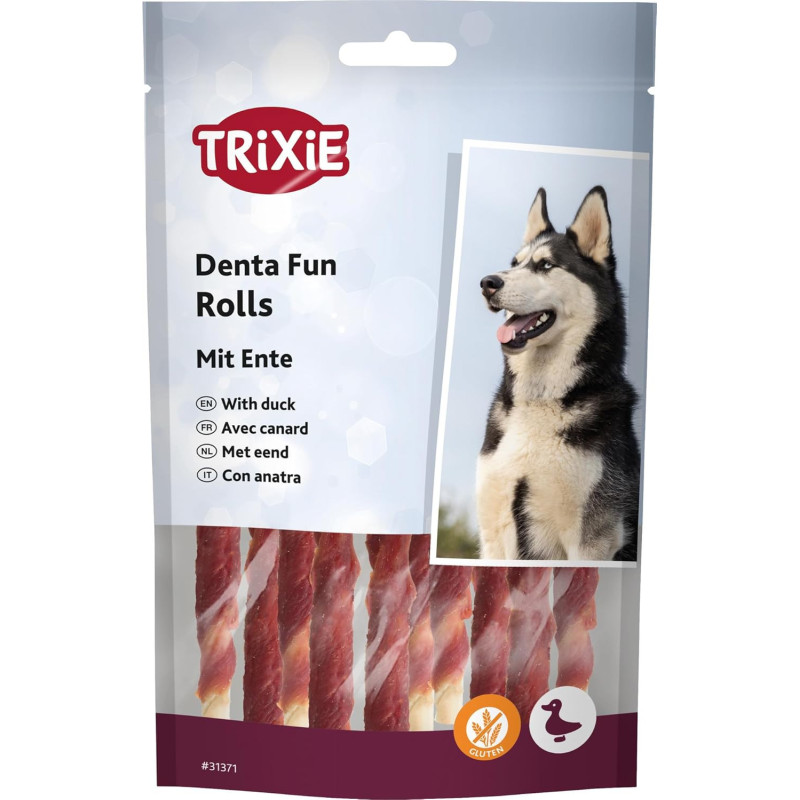 Denta Fun Duck Chewing Rolls 12cm 80g