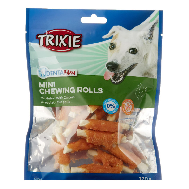 Denta Fun Mini Chicken Chewing Rolls, 6 cm, 120 g