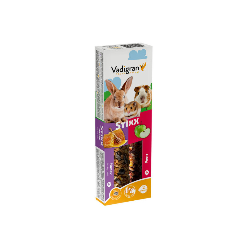 StixX Rongeurs Miel & Fruits 115g x2