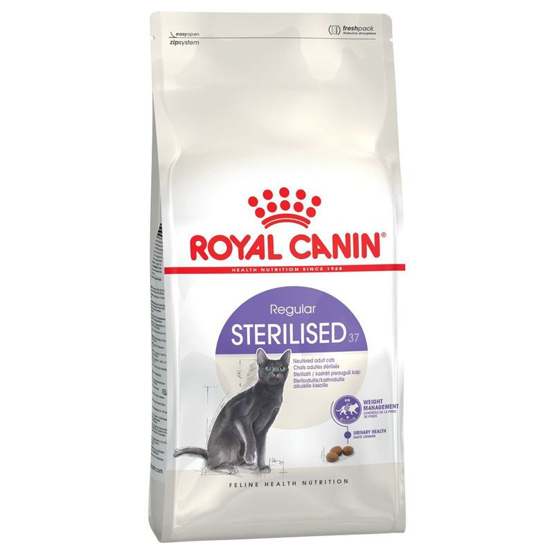 Croquettes Royal Canin Sterilised 37 pour chats adultes stérilisés de 1 à 7 ans - 10 kg