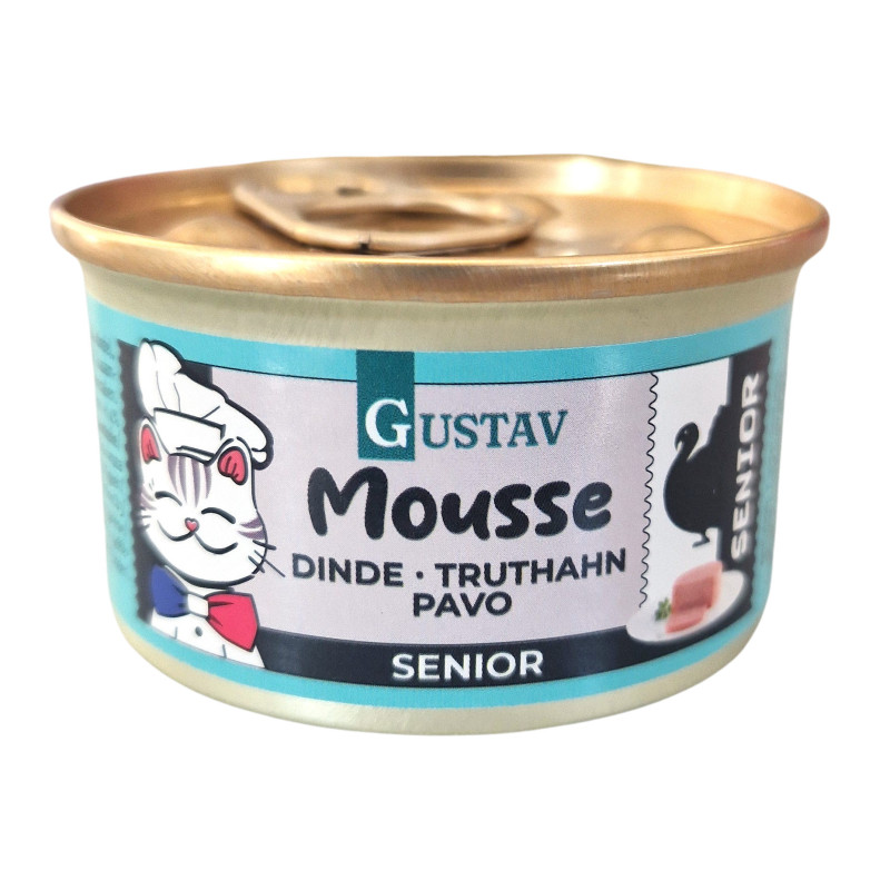 Gustav Mousse Senior Dinde 85g