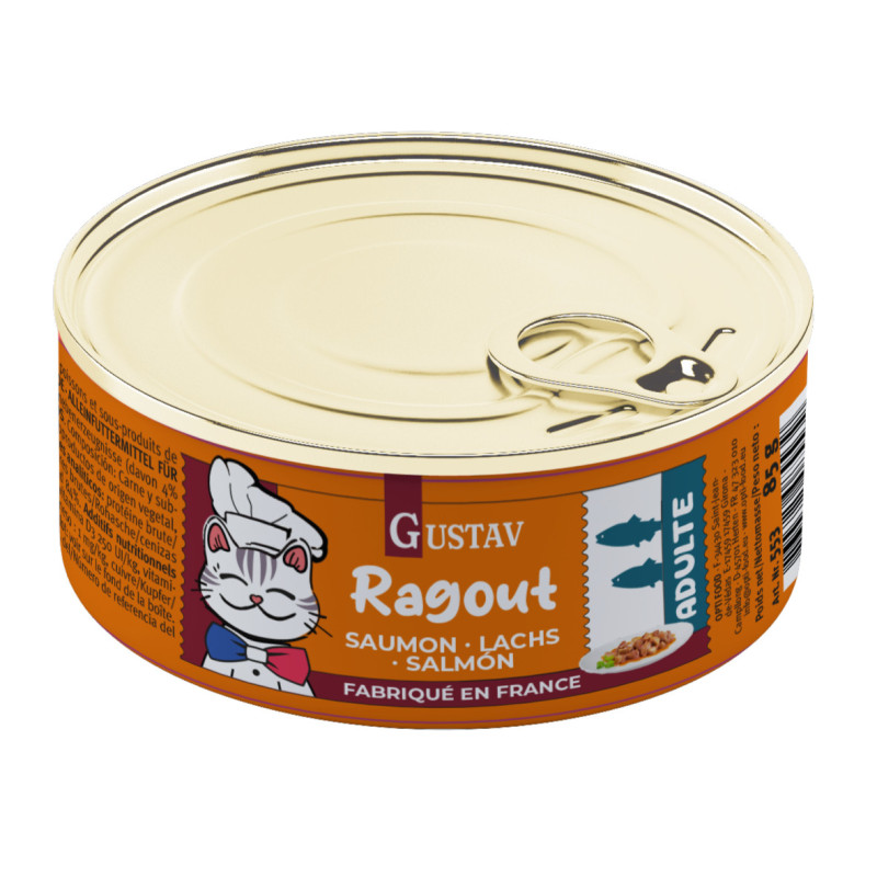 Gustav Ragout Saumon 85g
