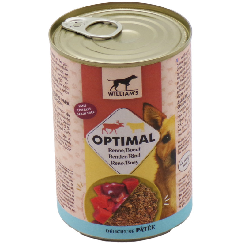 William's Optimal Renne/Boeuf 400gr