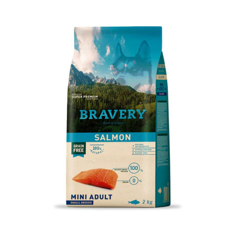 BRAVERY SAUMON MINI ADULT 2kg