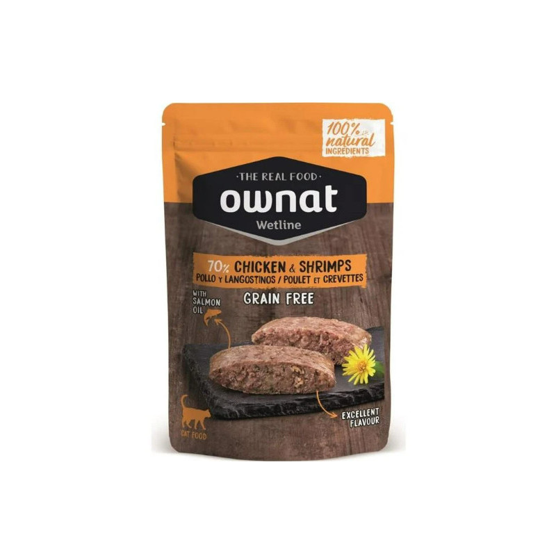 OWNAT POULET & CREVETTES 85G