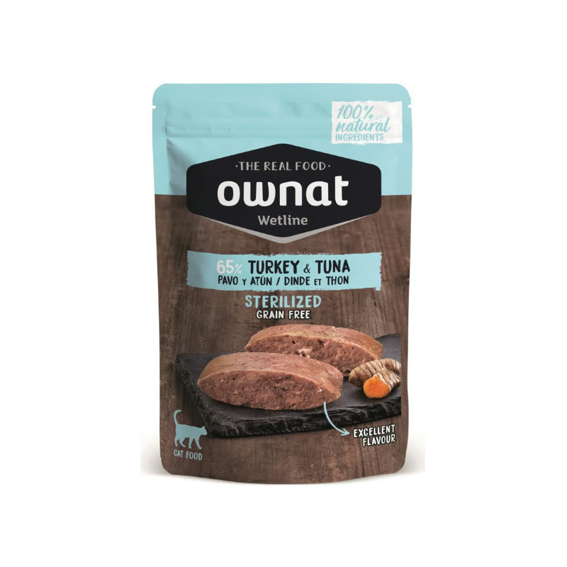 OWNAT STERILIZED DINDE & THON 85G