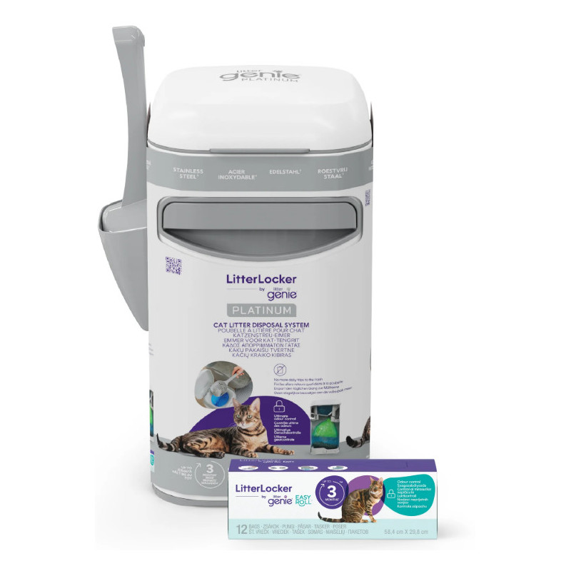 Poubelle Litter Genie Platinum