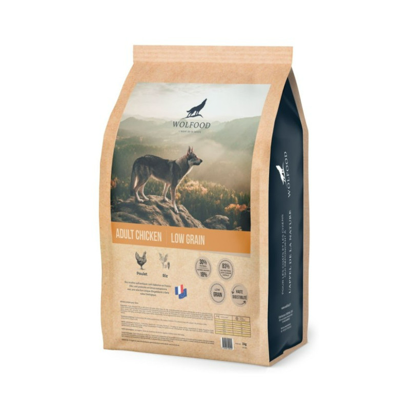 WOLFOOD LOW GRAIN CHICKEN 3KG