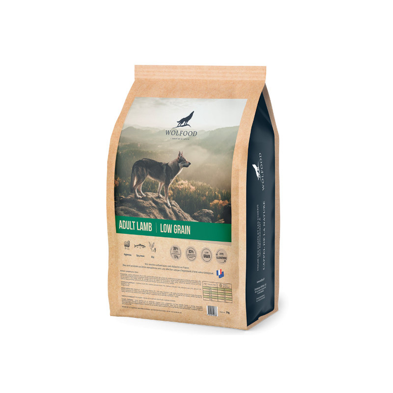 WOLFOOD LOW GRAIN LAMB 3KG