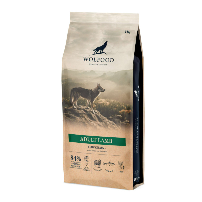WOLFOOD LOW GRAIN LAMB 14KG