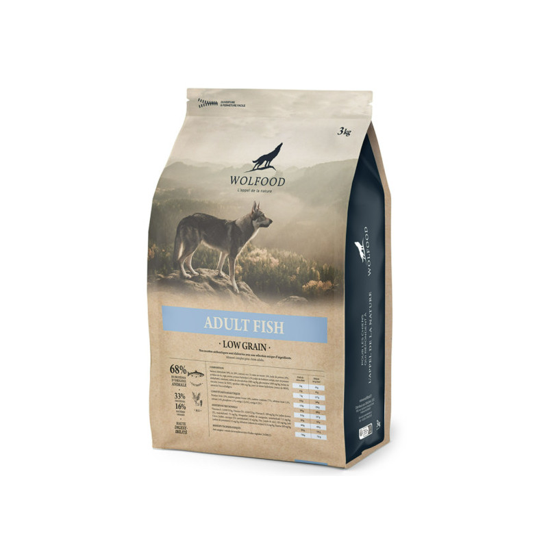 WOLFOOD LOW GRAIN FISH 3KG