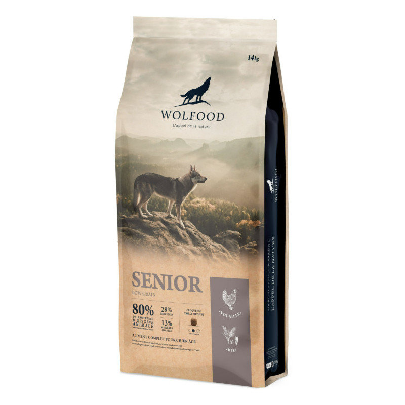 WOLFOOD LOW GRAIN SENIOR 14KG