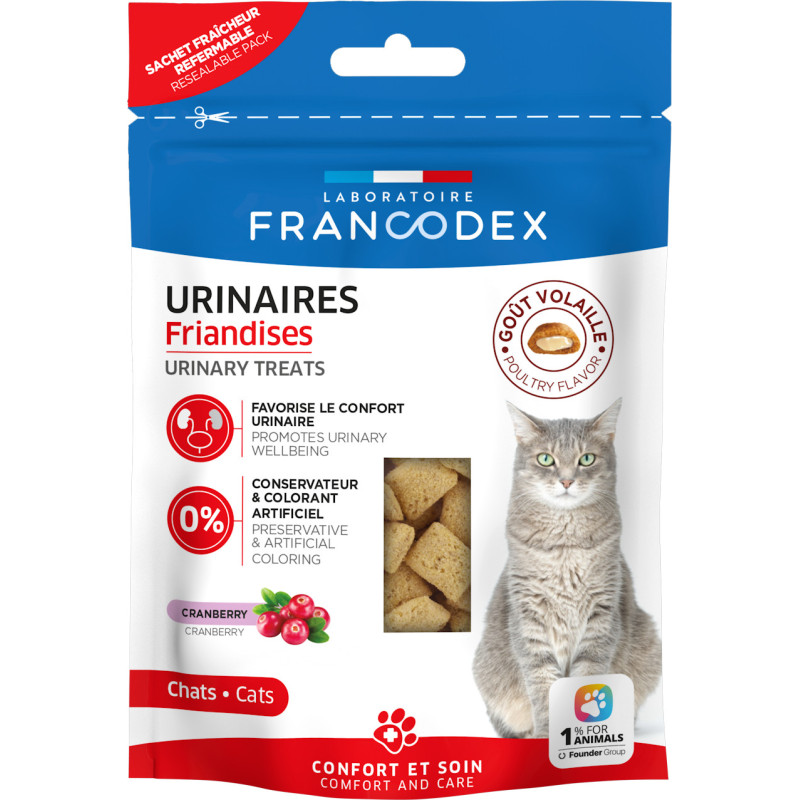 Friandises urinaires chat 65g