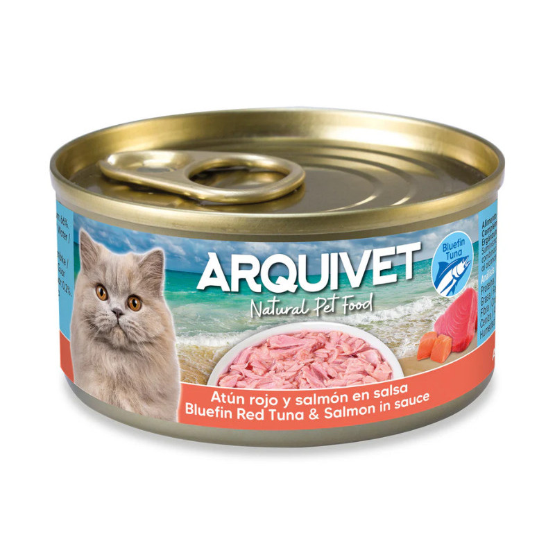 Thon Rouge & Saumon en sauce 80g