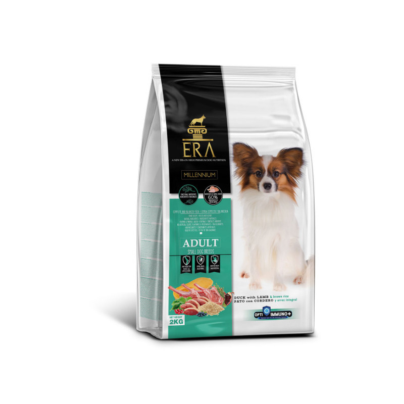 ERA MILLENNIUM CHIEN PETITE RACE CANARD ET AGNEAU 2 KG