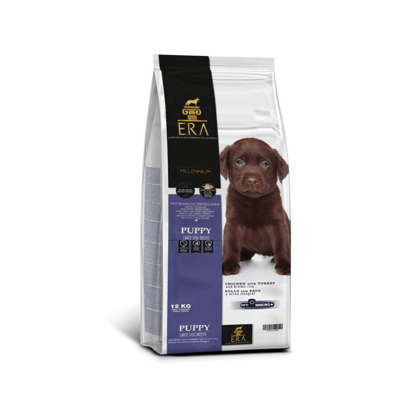 ERA MILLENNIUM CHIOT GRANDE RACE POULET ET DINDE 12 KG