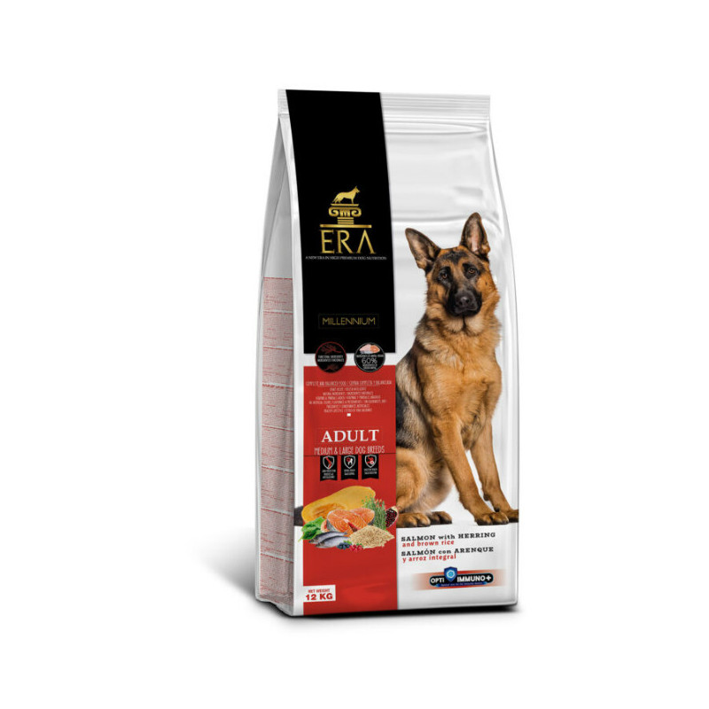 ERA MILLENNIUM CHIEN MOYENNE/GRANDE RACE SAUMON ET HARENG 12 KG
