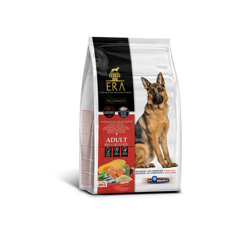 ERA MILLENNIUM CHIEN MOYENNE/GRANDE RACE SAUMON ET HARENG 2 KG