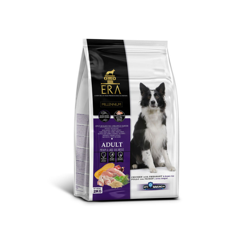 ERA MILLENNIUM CHIEN MOYENNE/GRANDE RACE POULET ET FAISAN 2 KG