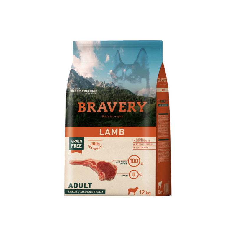 BRAVERY AGNEAU ADULT 12kg