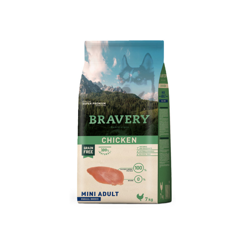 BRAVERY POULET MINI ADULT 7kg