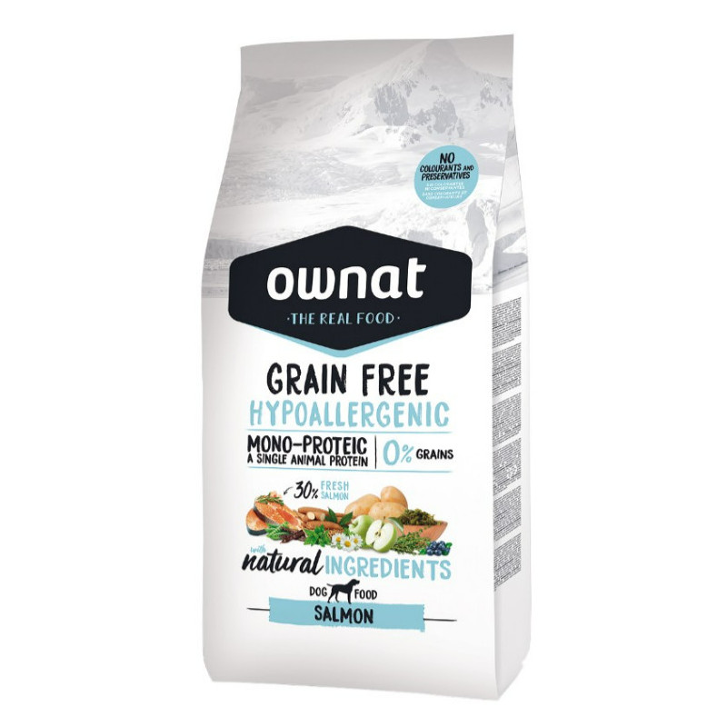 OWNAT HYPPOALLERGENIC GRAIN FREE SALMON 12KG
