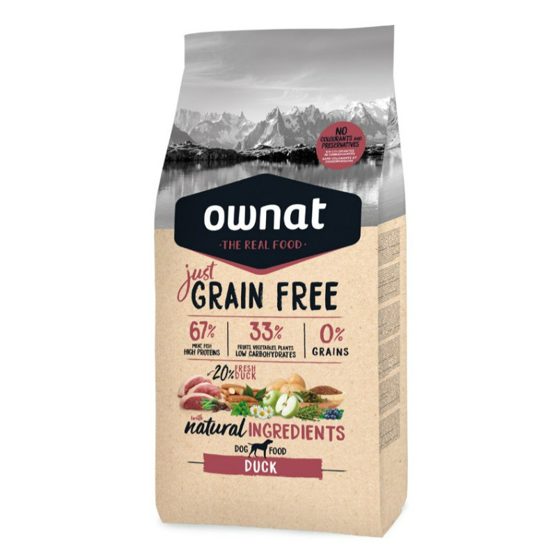 OWNAT JUST GRAIN FREE DUCK 14KG