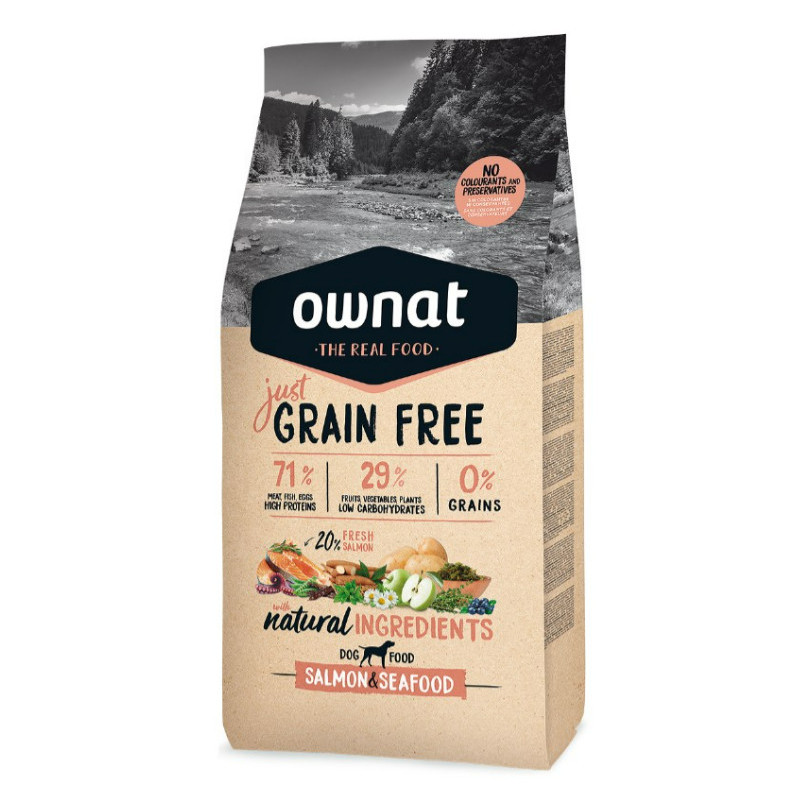 OWNAT JUST GRAIN FREE SALMON & SEAFOOD 14KG