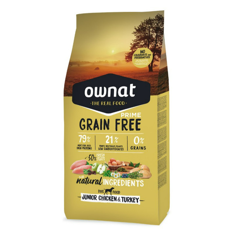 OWNAT PRIME GRAIN FREE JUNIOR CHICKEN 12KG