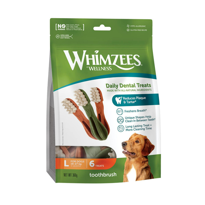 Whimzees Toothbrush L x3
