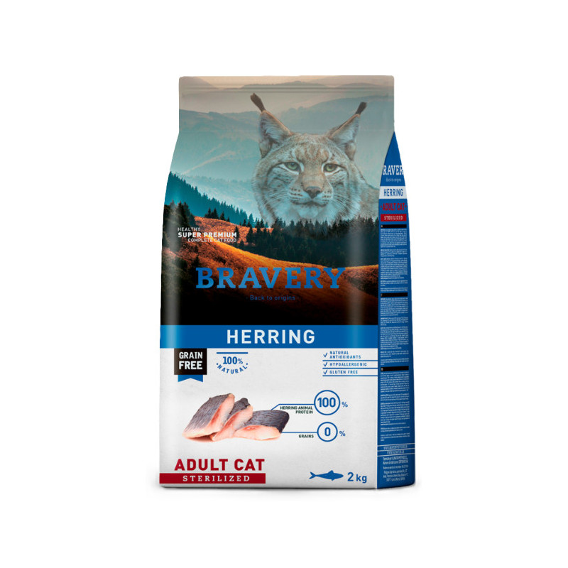 BRAVERY HARENG ADULT CHAT STERILISE 2KG