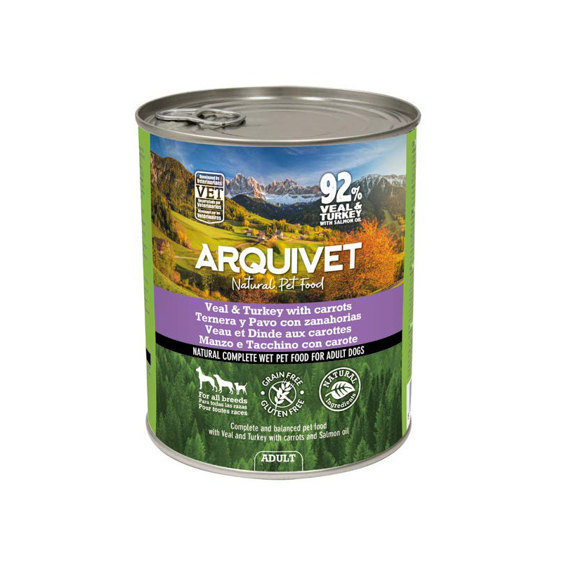 Arquivet Adulte Dinde & Veau 800g