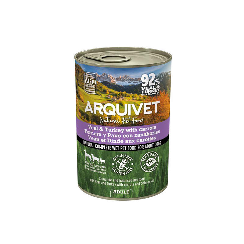 Arquivet Adulte Dinde & Veau 400g