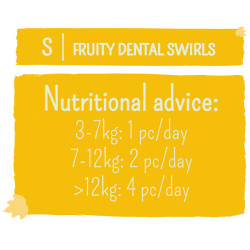 Garden Bites Fruity Dental Swirls S 13cm x30
