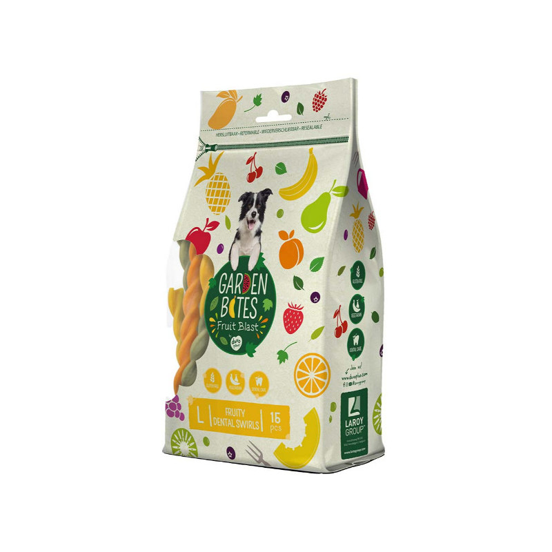 Garden Bites Fruity Dental Swirls L 16cm x15