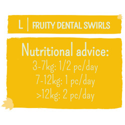 Garden Bites Fruity Dental Swirls L 16cm x15