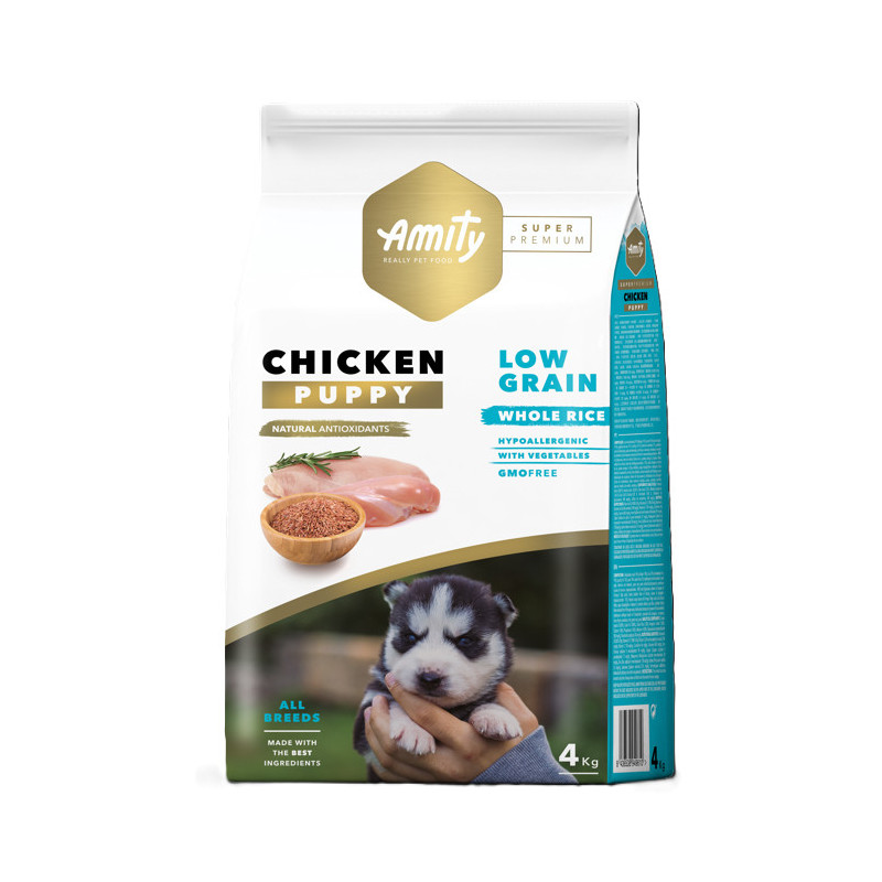 AMITY SUPER PREMIUM CHIOT POULET 4kg