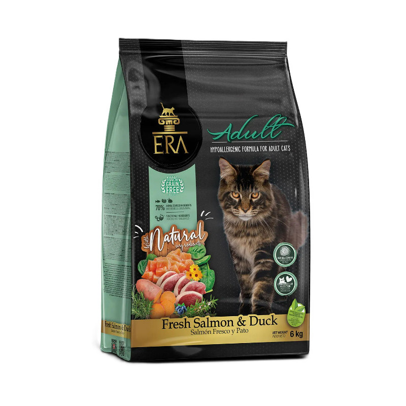 ERA CHAT Saumon frais & Canard 6kg