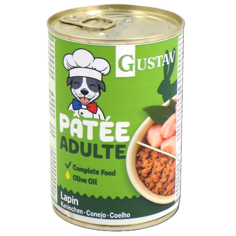 GUSTAV Chien Lapin 400g