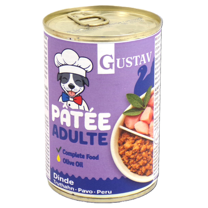 GUSTAV Chien Dinde 400g