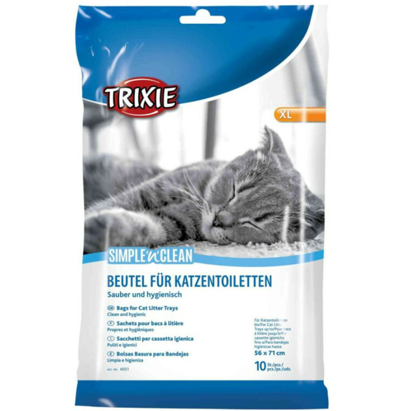 Les sacs à litières "Simple'n'Clean" de la marque TRIXIE sont propres et hygiéniques. Ils permettent de nettoyer la litière de v