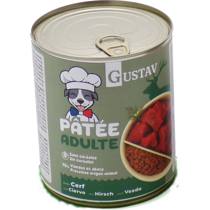 GUSTAV Chien Gibier 800g