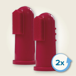 Brosse à dents doigtier x2