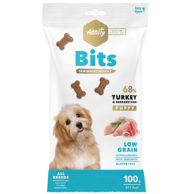 ASP Bits Puppy Dinde & Serrano 100g